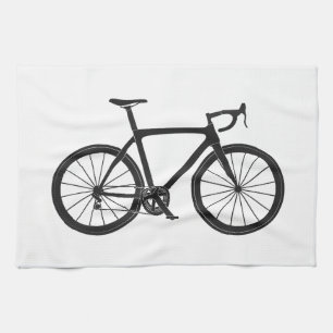 Triathlon Road Bike T Shirt Bicycle Rider Gift Cyc Tea Towel