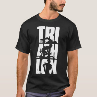 Triathlon Run Bike Swim Triathlete Cool Gift for M T-Shirt