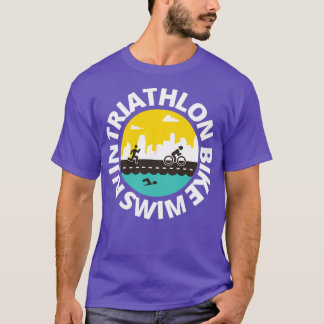 Triathlon Run Swim Bike T-Shirt