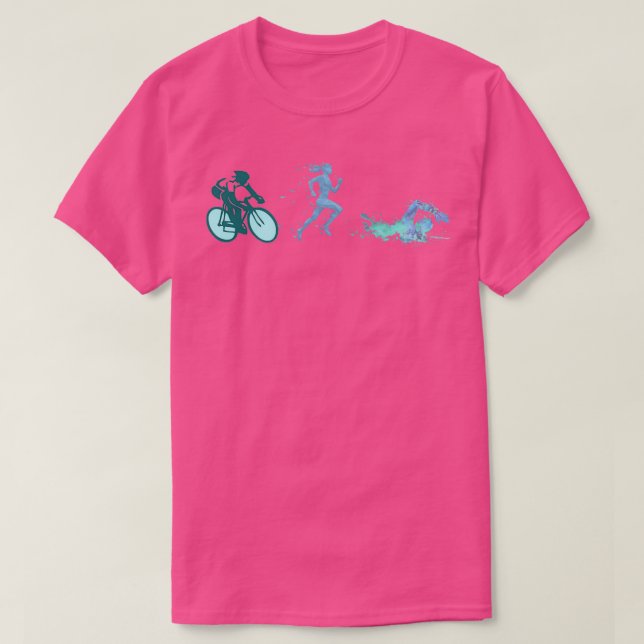 Triathlon Sport Paralympic sport T-Shirt (Design Front)