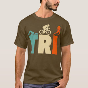 Triathlon sport swim cycle run woman T-Shirt