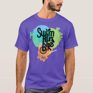 Triathlon Sports swim bike run 2 T-Shirt