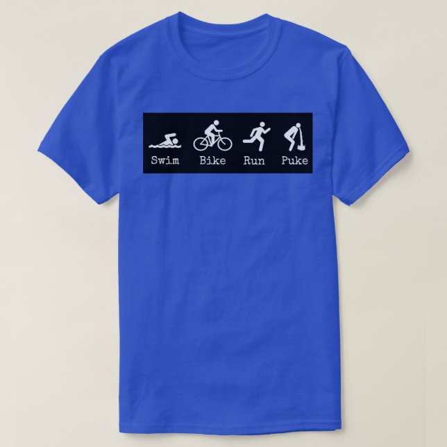 Triathlon Sticker 2 T-Shirt (Design Front)