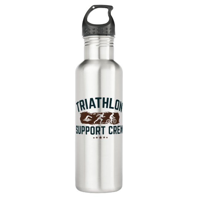 Triathlon Support Crew Family Coach 710 Ml Water Bottle (Front)