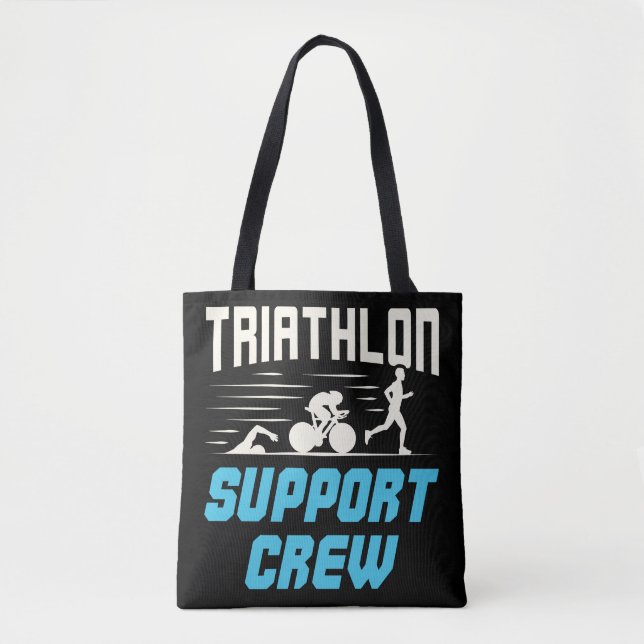 Triathlon Support Crew Tote Bag (Front)