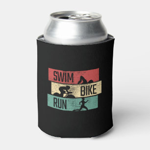 Triathlon - Swim Bike Run Can Cooler