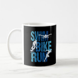 Triathlon - Swim Bike Run Coffee Mug