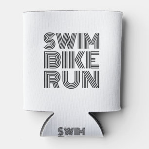 Triathlon swim bike run design can cooler