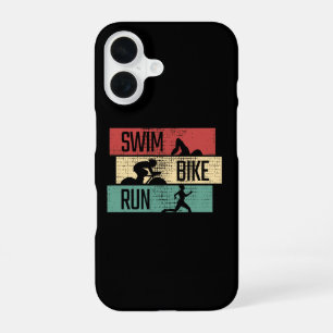 Triathlon - Swim Bike Run iPhone 16 Case