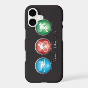 Triathlon Swim-Bike-Run iPhone 7 case (white)