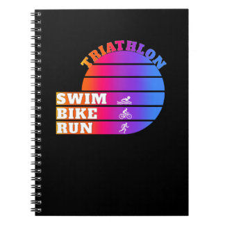 Triathlon Swim,bike ,run Notebook