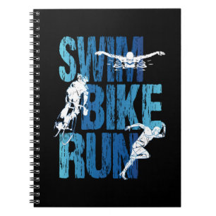 Triathlon - Swim Bike Run Notebook