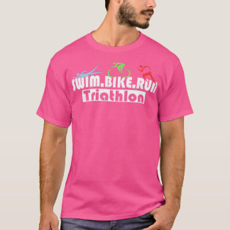 Triathlon Swim Bike Run Triathlete 90 T-Shirt