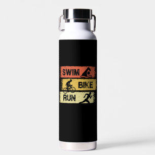 Triathlon - Swim Bike Run Water Bottle