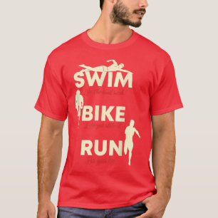 Triathlon Swimming Cycling Running 1369 T-Shirt