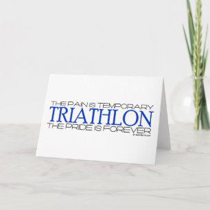 Triathlon – The Pride is Forever Card