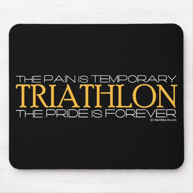 Triathlon – The Pride is Forever Mouse Mat (Front)