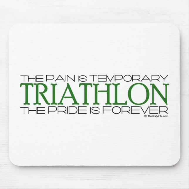 Triathlon – The Pride is Forever Mouse Mat (Front)