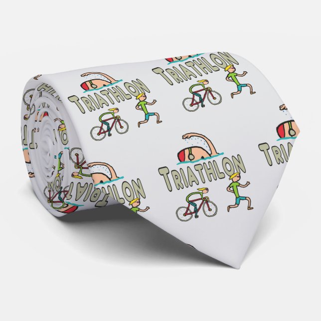 Triathlon Tie (Rolled)