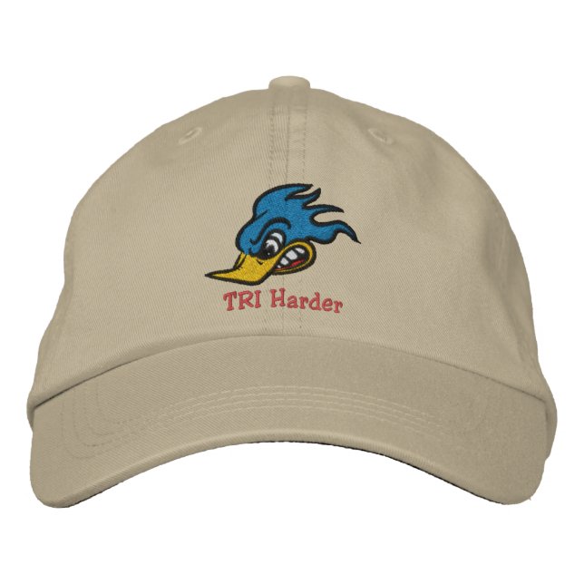 TRIATHLON TRI EMBROIDERED BASEBALL CAP (Front)