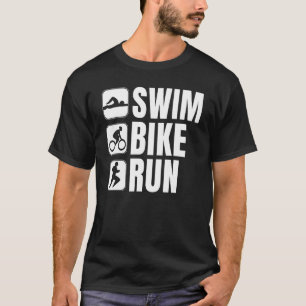 Triathlon Tri Triathletes Athletes Running Fitness T-Shirt