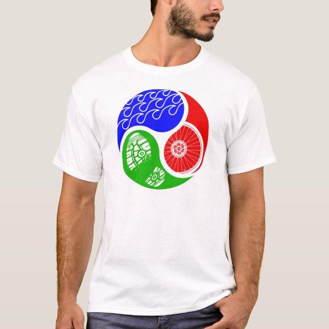 Triathlon TRI Yin Yang T-Shirt (Front)