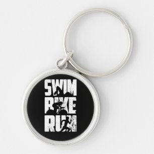Triathlon Triathlet Key Ring