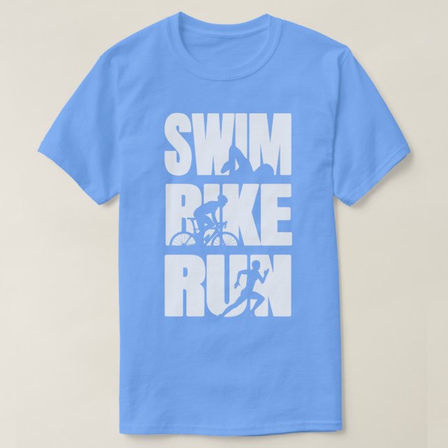 Triathlon Triathlet T-Shirt (Design Front)