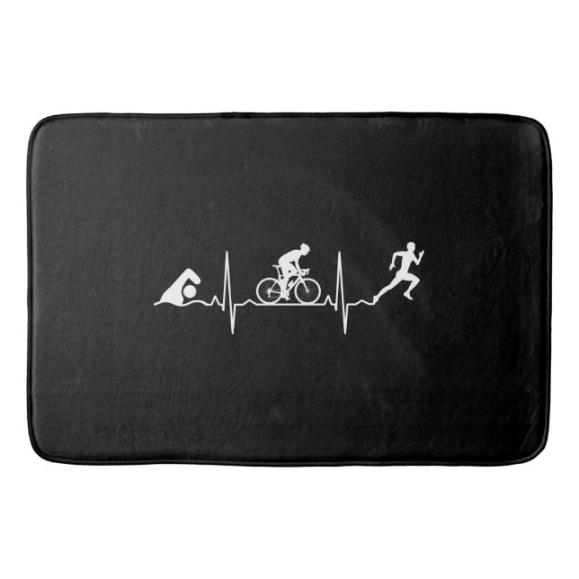 Triathlon - Triathlon Heartbeat Bath Mat (Front)