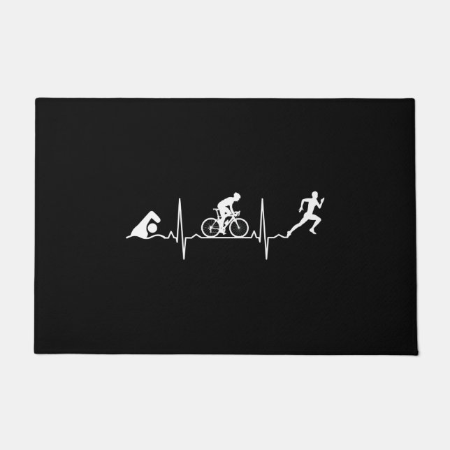 Triathlon - Triathlon Heartbeat Doormat (Front)
