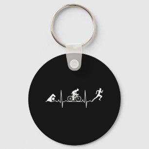 Triathlon - Triathlon Heartbeat Key Ring
