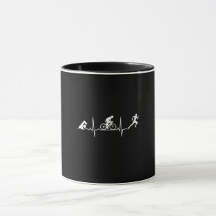 Triathlon - Triathlon Heartbeat Mug