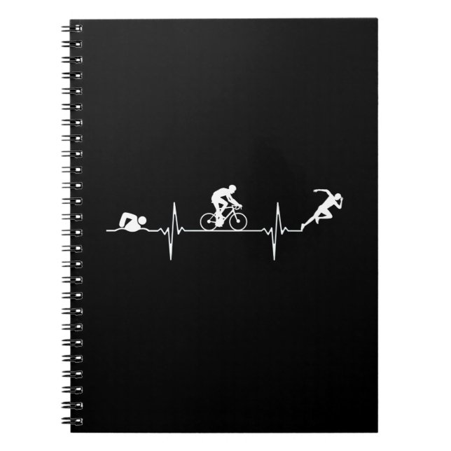 Triathlon - Triathlon Heartbeat Notebook (Front)