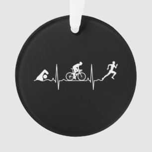 Triathlon - Triathlon Heartbeat Ornament