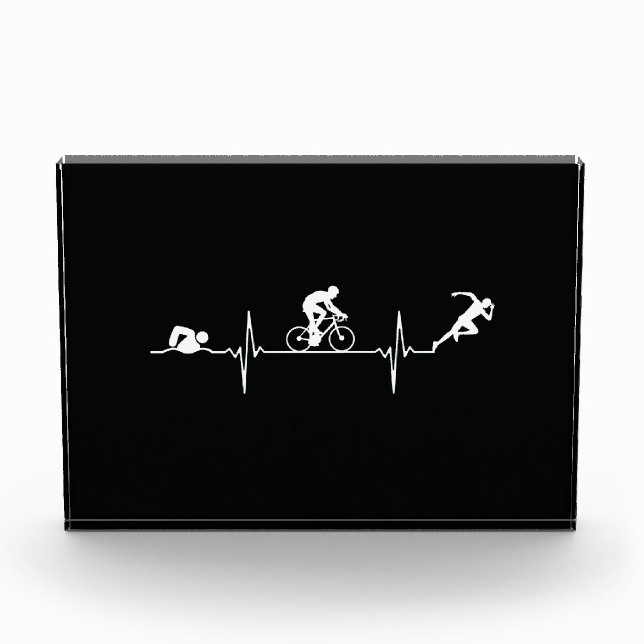Triathlon - Triathlon Heartbeat  Photo Block (Front)