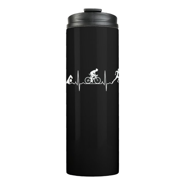 Triathlon - Triathlon Heartbeat Thermal Tumbler (Front)