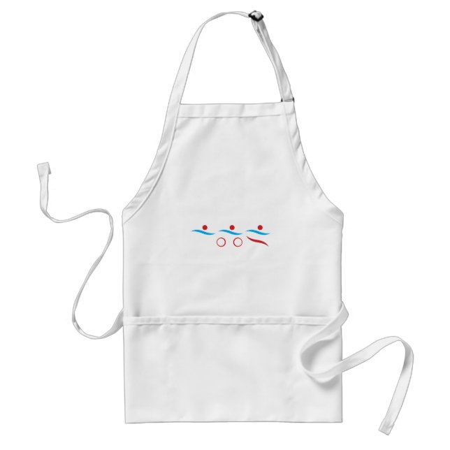 Triathlon unique gift standard apron (Front)