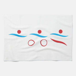 Triathlon unique gift tea towel