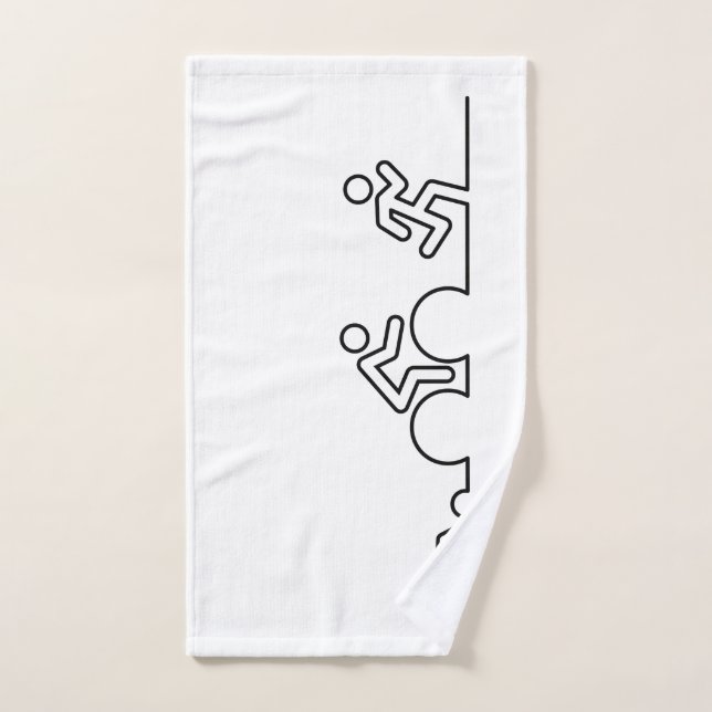 Triatlon. Swimming, cycling and running. Hand Towel (Hand Towel)