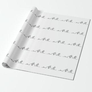 Triatlon. Swimming, cycling and running. Wrapping Paper