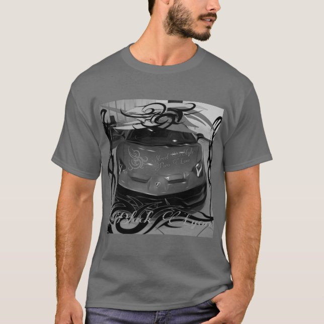 Trib Bw oil blacklyon design  T-Shirt (Front)