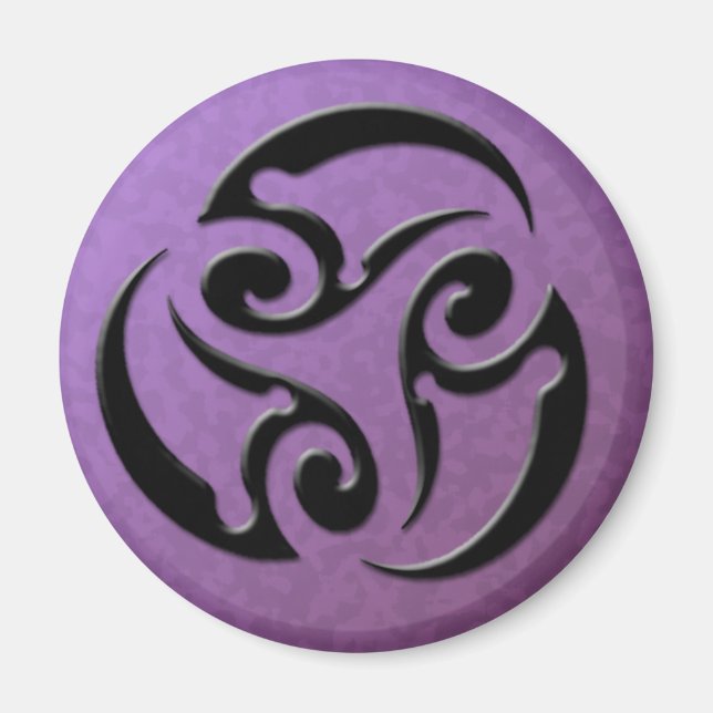 Tribal3Goddess - Purple Magnet (Front)
