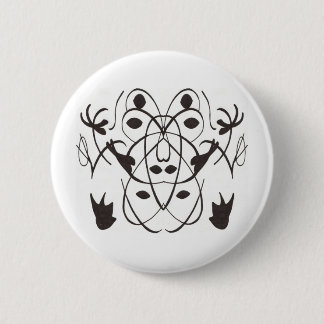 Tribal 2 6 cm round badge