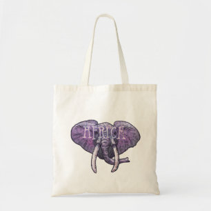 Tribal Africa Elephant Tote Bag