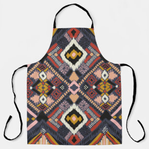 Tribal African Chevron Aztec Pattern Apron