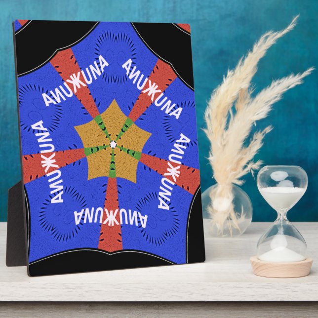 Tribal African Design: Hakuna Matata Plaque (Side)