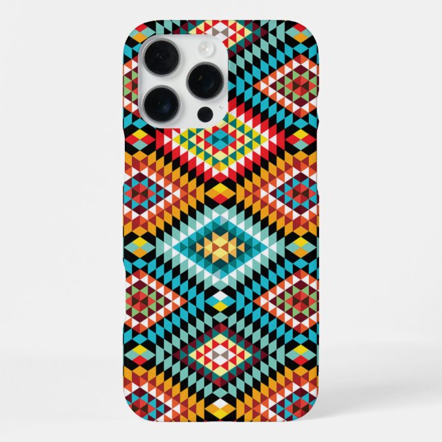 Tribal african fabric pattern iPhone case (Back)