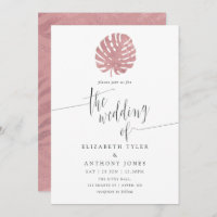 Tribal African Geometric Exotic Wedding Invitation