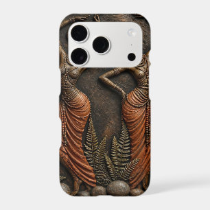 Tribal African Heritage Sculpted Art iPhone Case