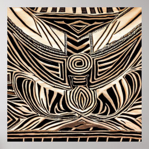 TRIBAL AFRICAN POSTER